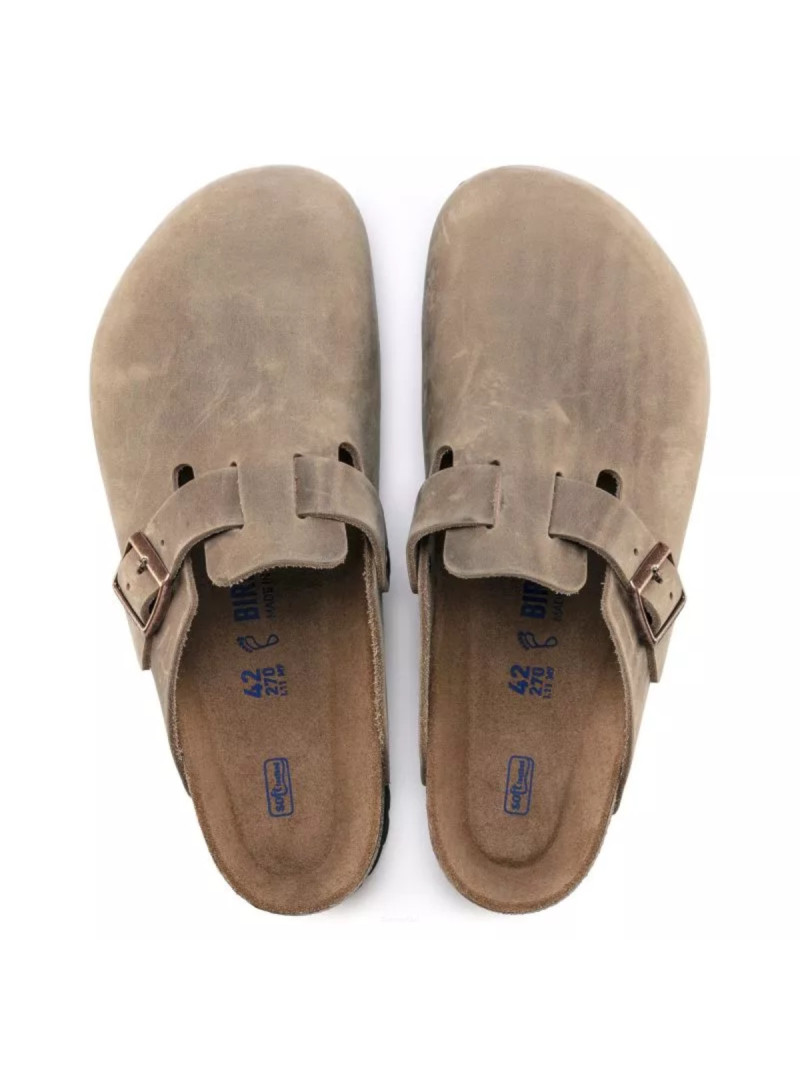 Birkenstock Męskie Klapki Bostonsfb Leoi Regular 1018147 Brązowy | Sklep Monotox