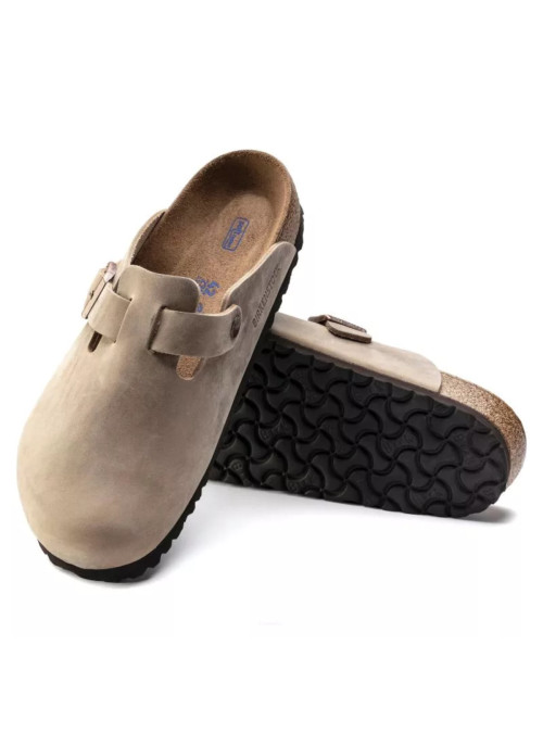 Birkenstock Męskie Klapki Bostonsfb Leoi Regular 1018147 Brązowy | Sklep Monotox