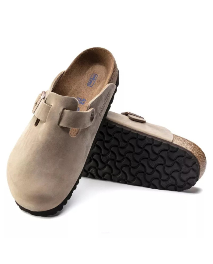 Birkenstock Męskie Klapki Bostonsfb Leoi Regular 1018147 Brązowy | Sklep Monotox