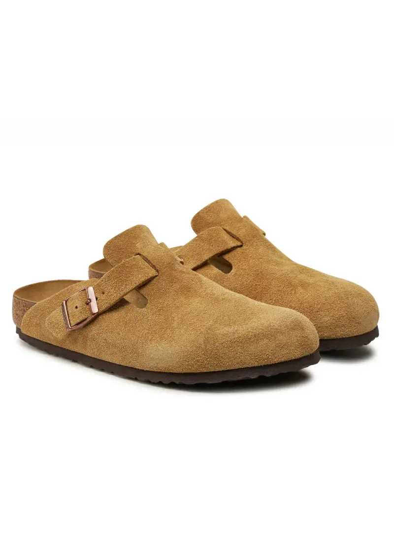 Birkenstock Damskie Klapki Boston Leve Narrow 1026164 Beżowy | Sklep Monotox