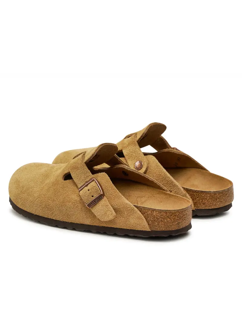 Birkenstock Damskie Klapki Boston Leve Narrow 1026164 Beżowy | Sklep Monotox