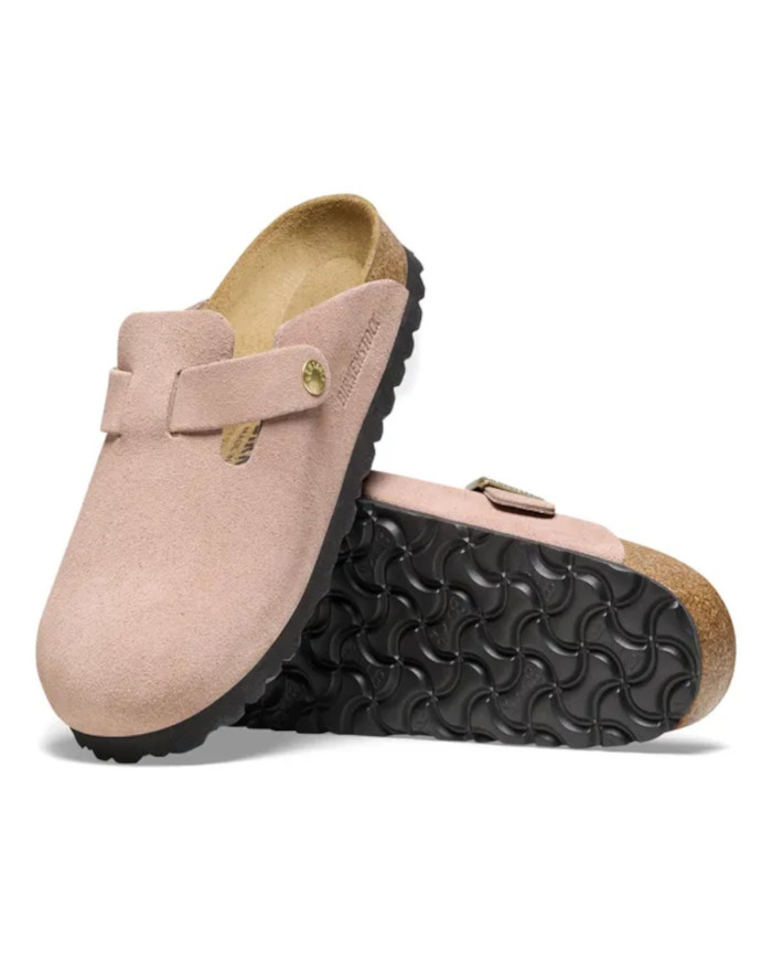 Birkenstock Damskie Klapki Boston Leve Narrow 1026171 Różowy | Sklep Monotox