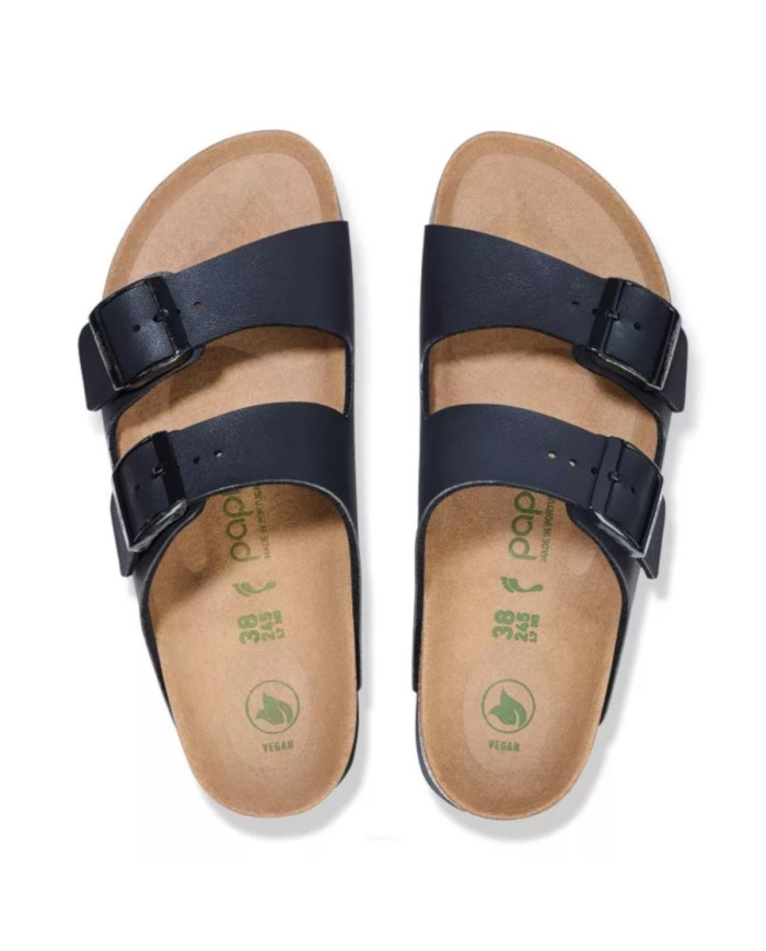 Birkenstock Damskie Klapki Arizona PAP Flex Platform Birko-Flor 1027395 Black | Sklep Monotox