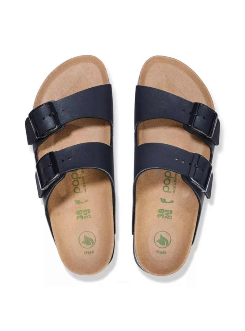 Birkenstock Damskie Klapki Arizona PAP Flex Platform Birko-Flor 1027395 Black | Sklep Monotox