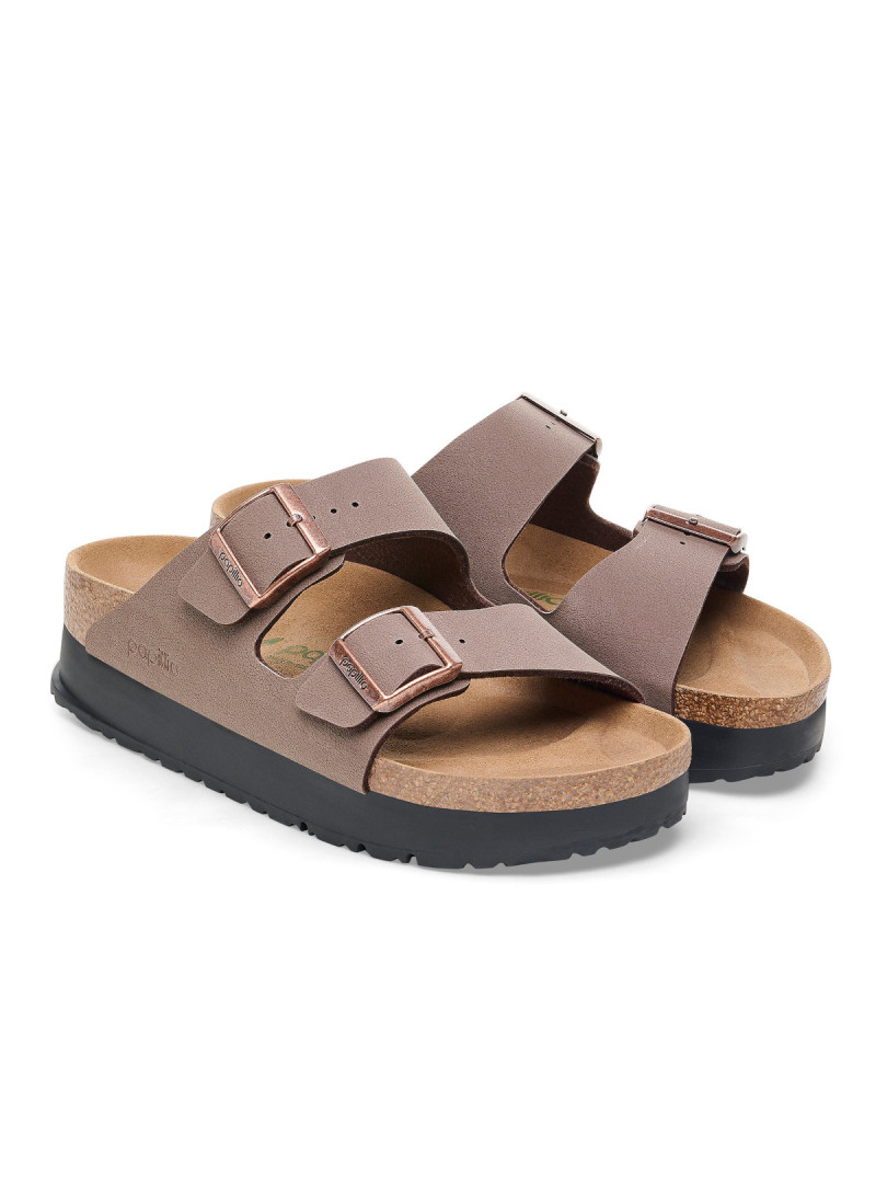 Birkenstock Damskie Klapki Arizona Flex Platform Narrow 1027417 Brązowy | Sklep Monotox