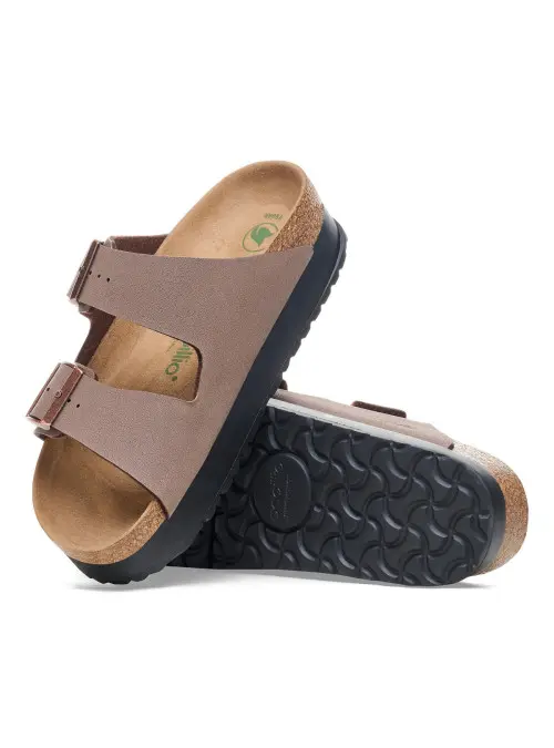 Birkenstock Damskie Klapki Arizona Flex Platform Narrow 1027417 Brązowy | Sklep Monotox