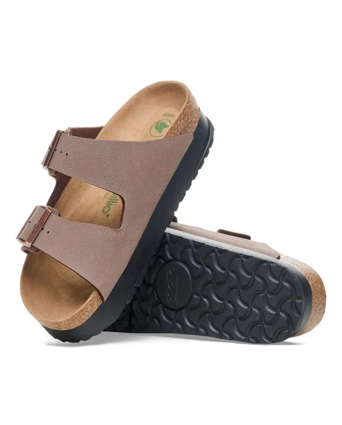 Birkenstock Damskie Klapki Arizona Flex Platform Narrow 1027417 Brązowy | Sklep Monotox
