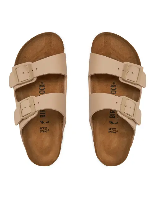 Birkenstock Damskie Klapki Arizona Birko-Flor 1027723 New Beige | Sklep Monotox