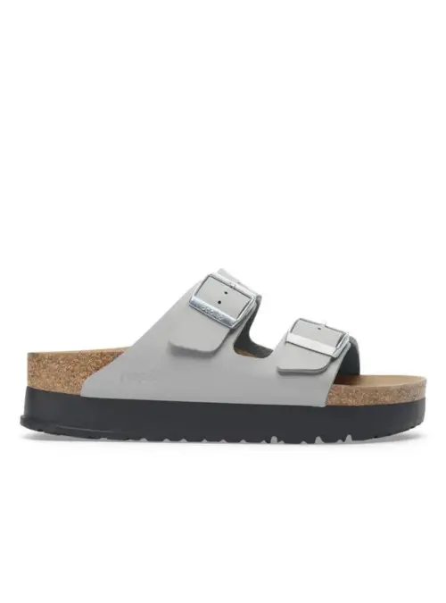 Birkenstock Damskie Klapki Arizona Flex Platform Narrow 1028439 Szary | Sklep Monotox