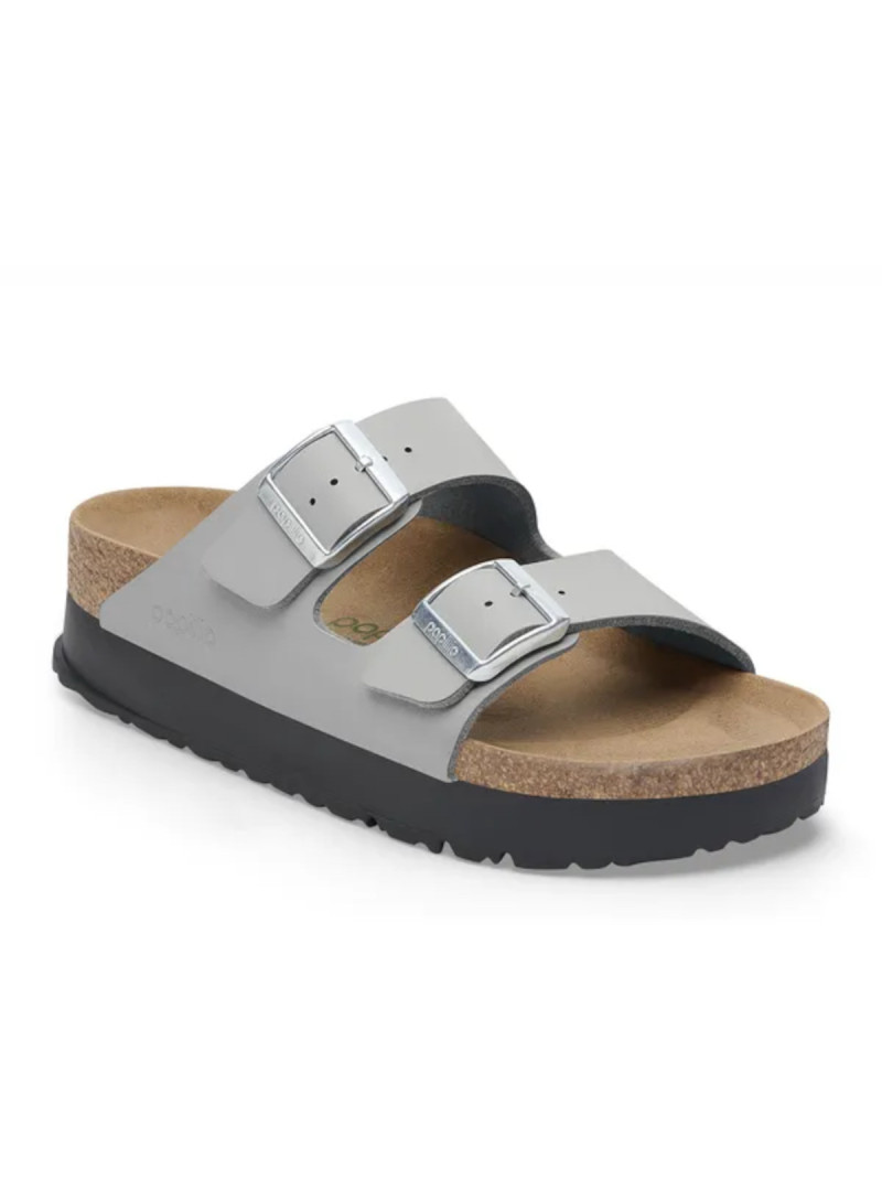 Birkenstock Damskie Klapki Arizona Flex Platform Narrow 1028439 Szary | Sklep Monotox