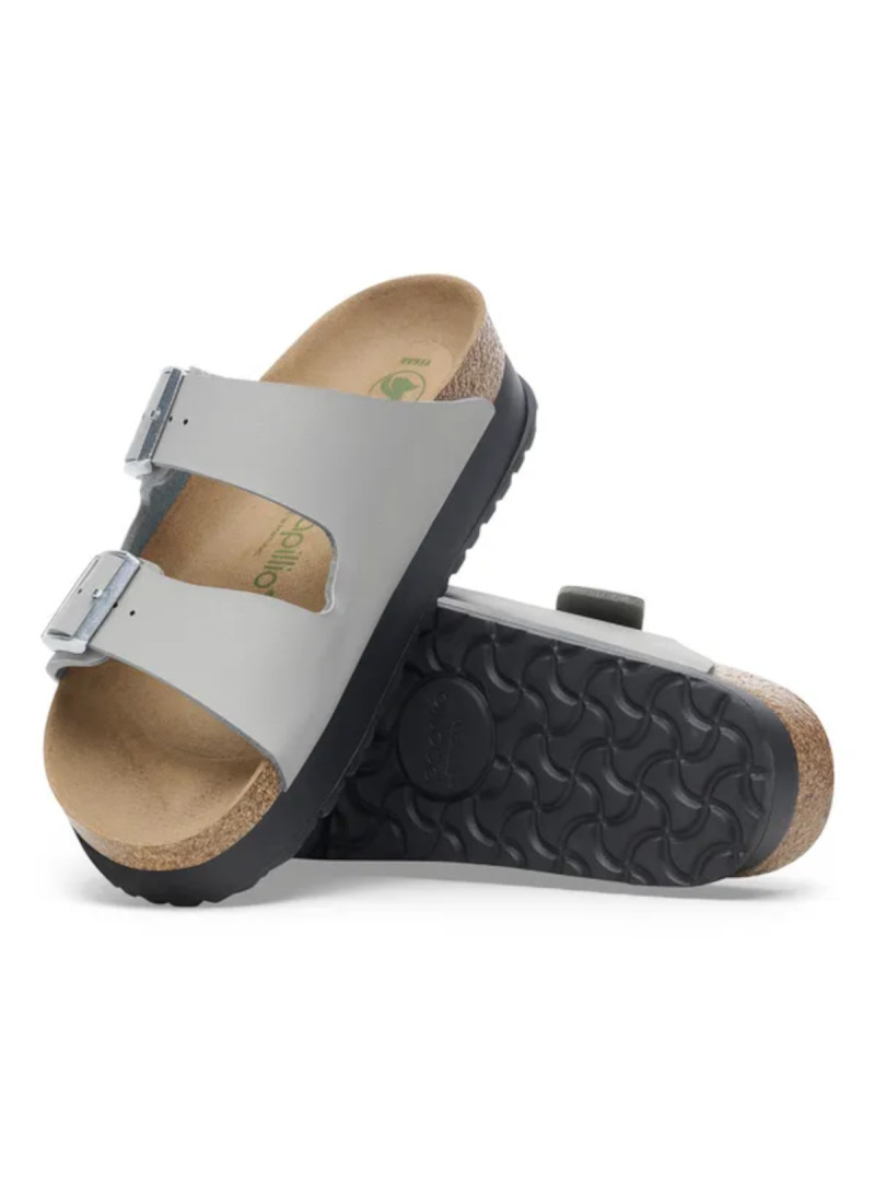 Birkenstock Damskie Klapki Arizona Flex Platform Narrow 1028439 Szary | Sklep Monotox