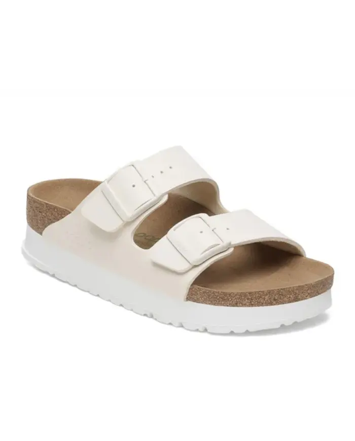 Birkenstock Damskie Klapki Arizona Flex Platform Bfnarrow 1029127 Beżowy | Sklep Monotox