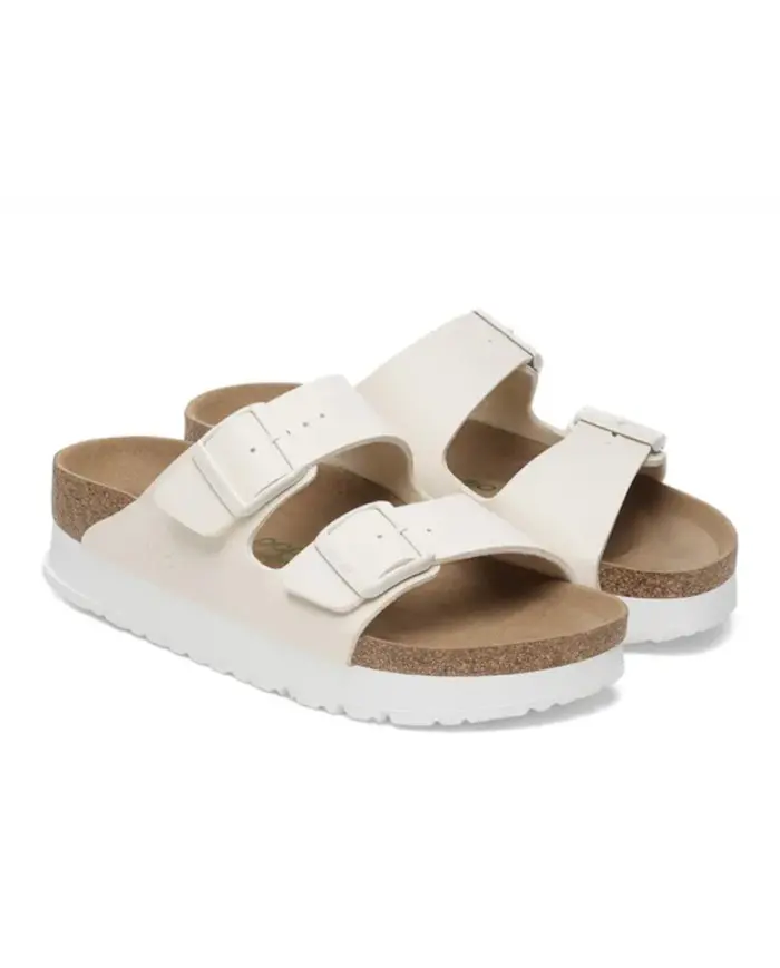 Birkenstock Damskie Klapki Arizona Flex Platform Bfnarrow 1029127 Beżowy | Sklep Monotox