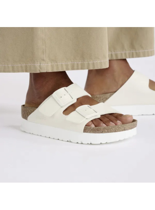 Birkenstock Damskie Klapki Arizona Flex Platform Bfnarrow 1029127 Beżowy | Sklep Monotox