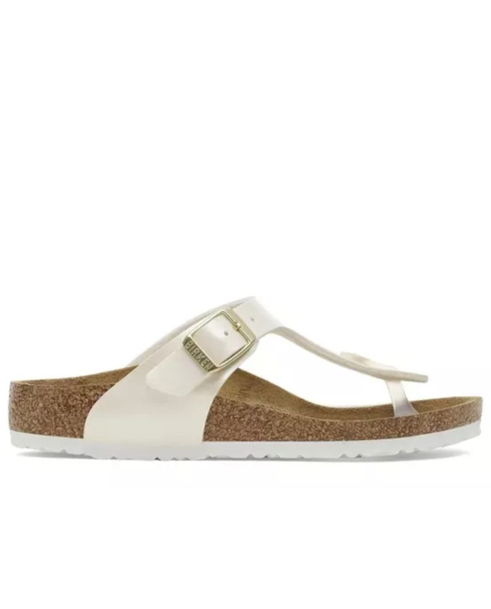 Birkenstock Dziecięce Klapki Gizeh Kids Bf Regular 1029851 Biały | Sklep Monotox