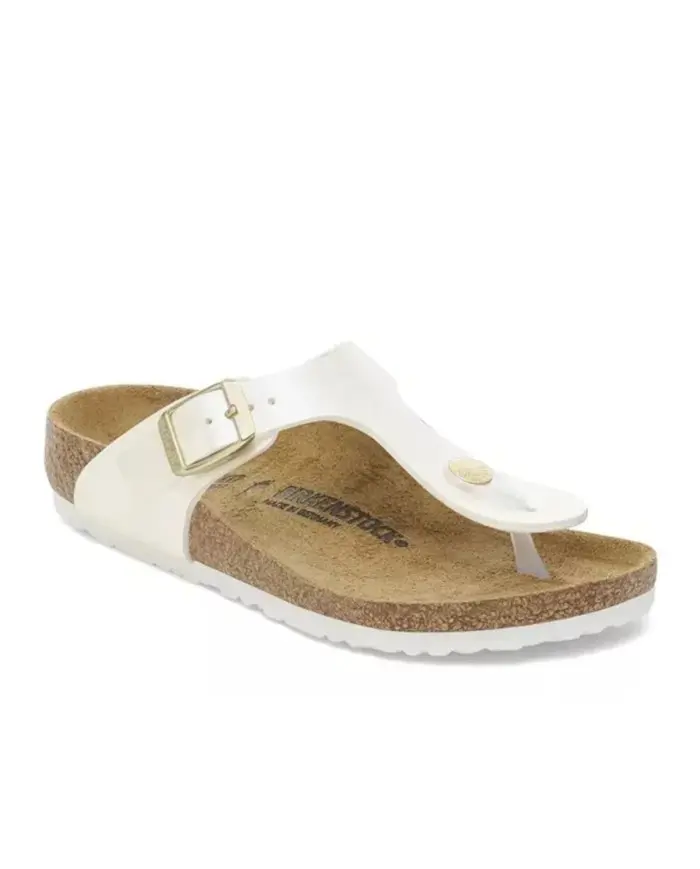 Birkenstock Dziecięce Klapki Gizeh Kids Bf Regular 1029851 Biały | Sklep Monotox