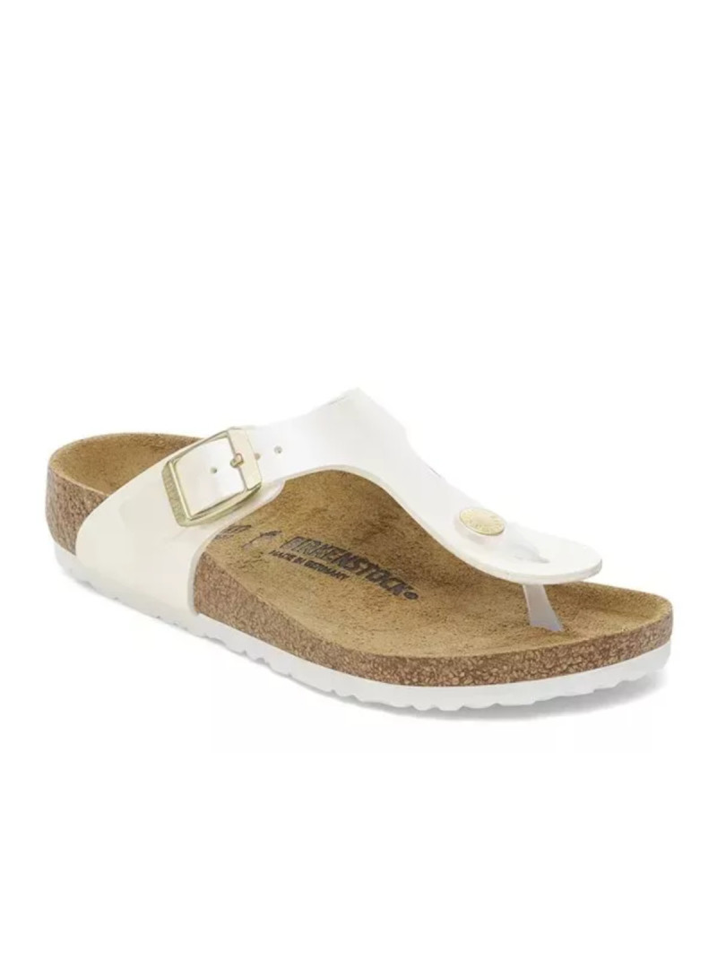 Birkenstock Dziecięce Klapki Gizeh Kids Bf Regular 1029851 Biały | Sklep Monotox