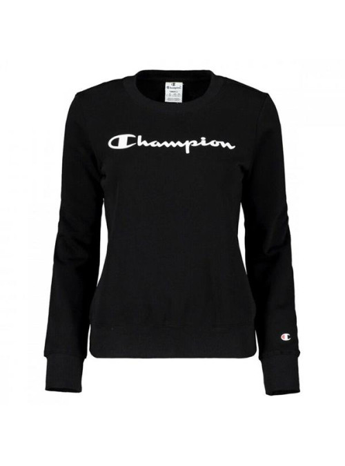 Champion Damska Bluza Crewneck Sweatshirt 112585KK001 Czarny | Sklep Monotox