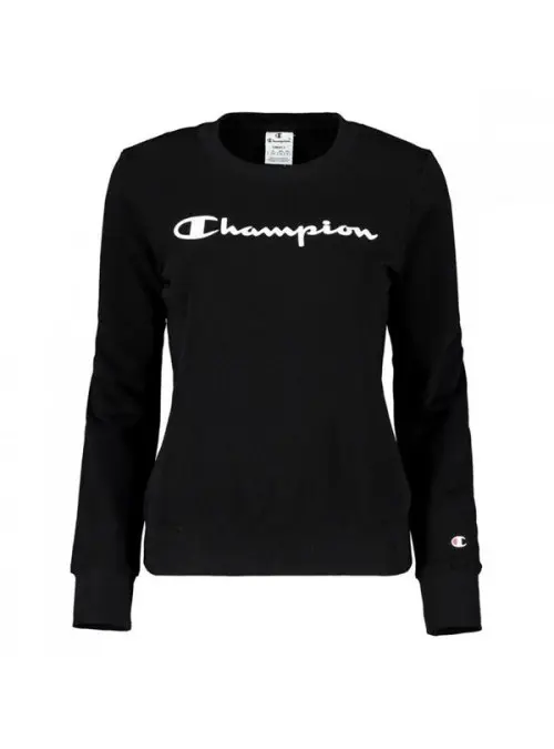 Champion Damska Bluza Crewneck Sweatshirt 112585KK001 Czarny | Sklep Monotox