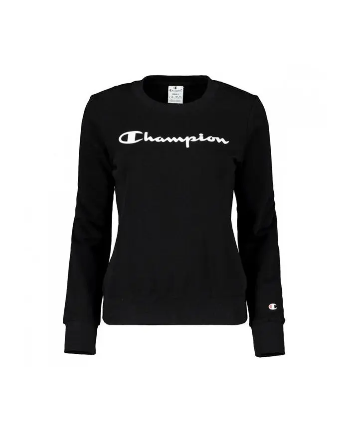 Champion Damska Bluza Crewneck Sweatshirt 112585KK001 Czarny | Sklep Monotox