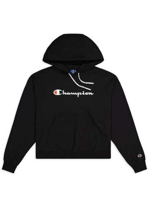 Champion Damska Bluza Hooded Sweatshirt 112638KK001 Czarny | Sklep Monotox