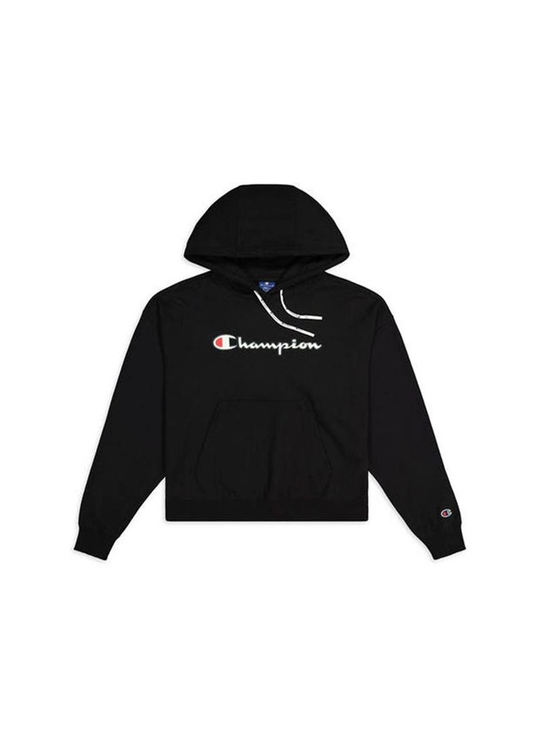 Champion Damska Bluza Hooded Sweatshirt 112638KK001 Czarny | Sklep Monotox