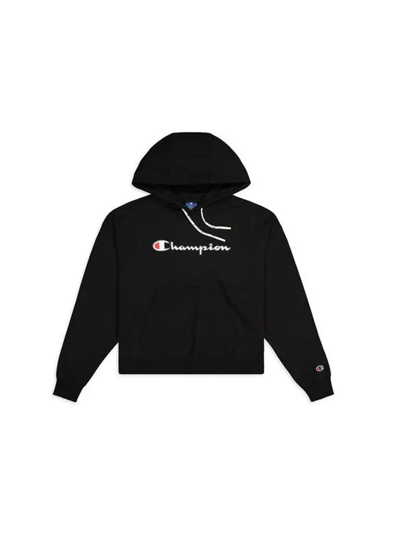 Champion Damska Bluza Hooded Sweatshirt 112638KK001 Czarny | Sklep Monotox