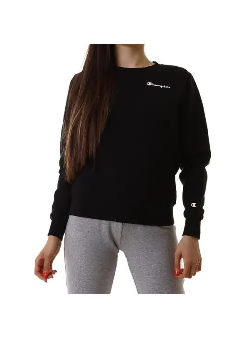 Champion Damska Bluza Crewneck Sweatshirt 114422KK001 Czarny | Sklep Monotox