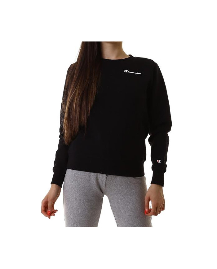 Champion Damska Bluza Crewneck Sweatshirt 114422KK001 Czarny | Sklep Monotox