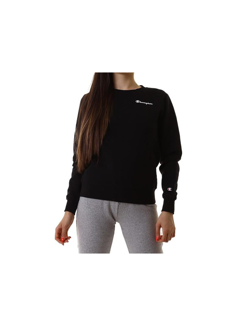 Champion Damska Bluza Crewneck Sweatshirt 114422KK001 Czarny | Sklep Monotox