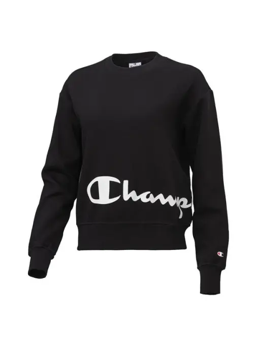 Champion Damska Bluza Crewneck Sweatshirt 114423KK001 Czarny | Sklep Monotox
