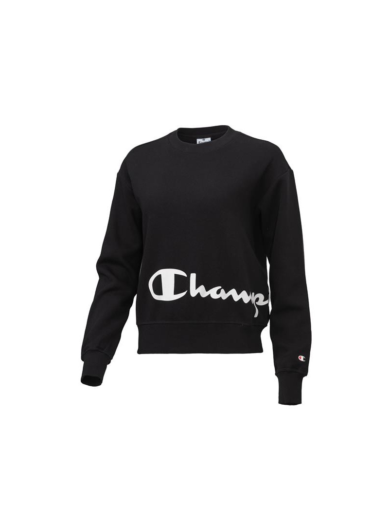 Champion Damska Bluza Crewneck Sweatshirt 114423KK001 Czarny | Sklep Monotox