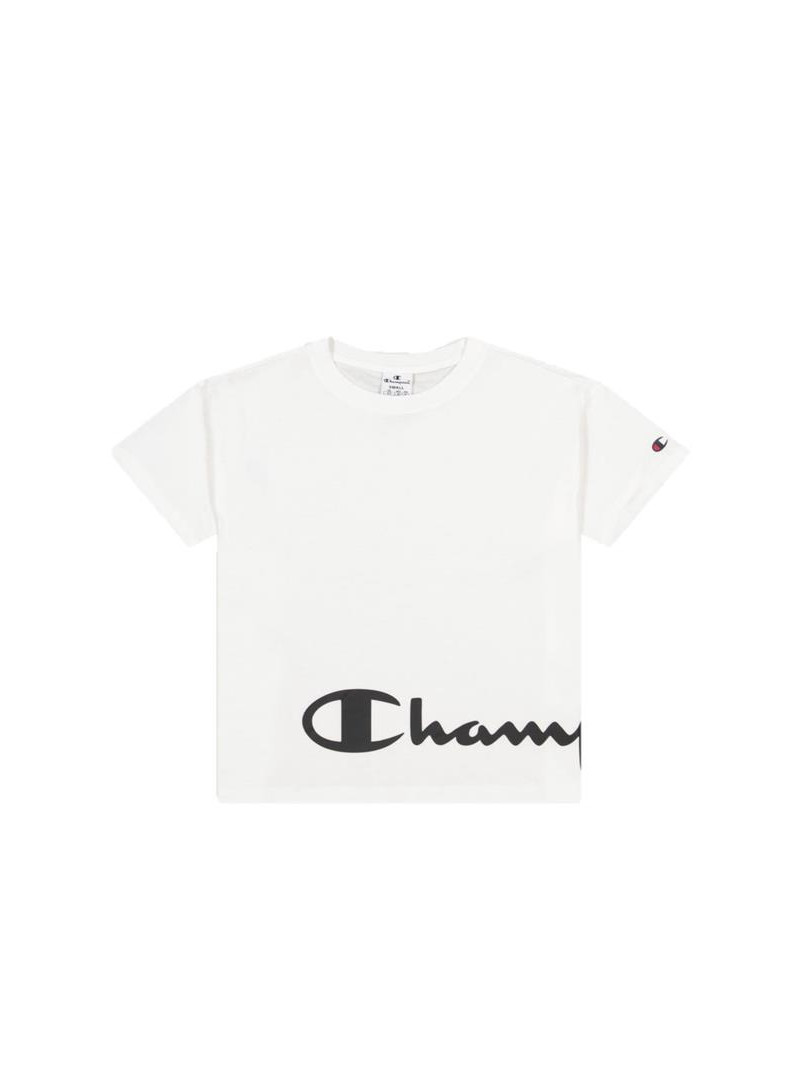 Champion Damski T-shirt Crewneck T-shirt 114431WW001 Biały | Sklep Monotox