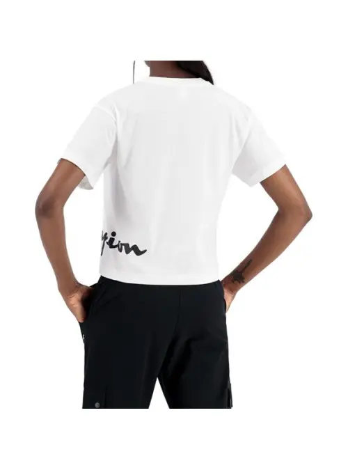 Champion Damski T-shirt Crewneck T-shirt 114431WW001 Biały | Sklep Monotox