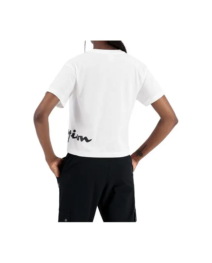 Champion Damski T-shirt Crewneck T-shirt 114431WW001 Biały | Sklep Monotox