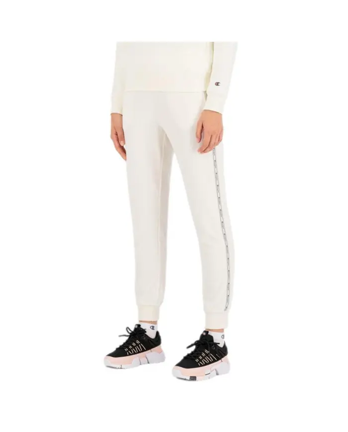 Champion Damskie Spodnie Rib Cuff Pants 114439WW005 Biały | Sklep Monotox