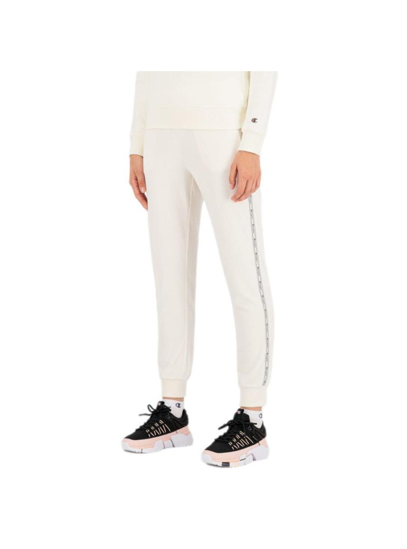 Champion Damskie Spodnie Rib Cuff Pants 114439WW005 Biały | Sklep Monotox