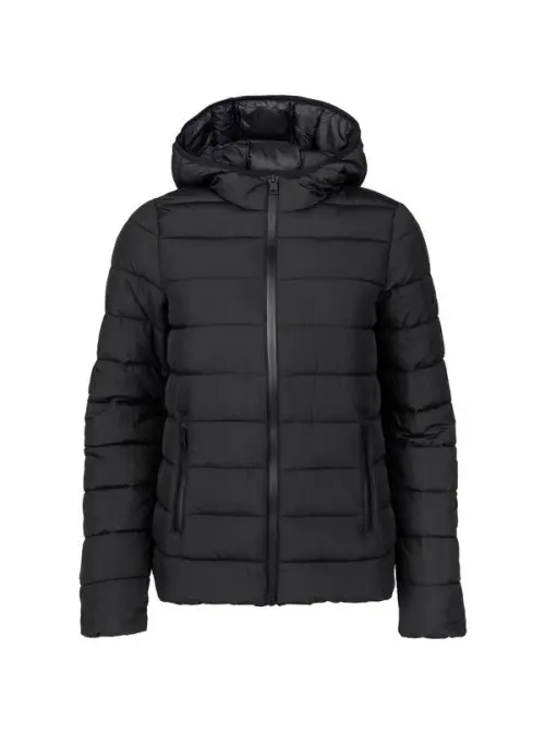 Champion Damska Kurtka Hooded Polyfilled Jacket 114549KK001 Czarny | Sklep Monotox