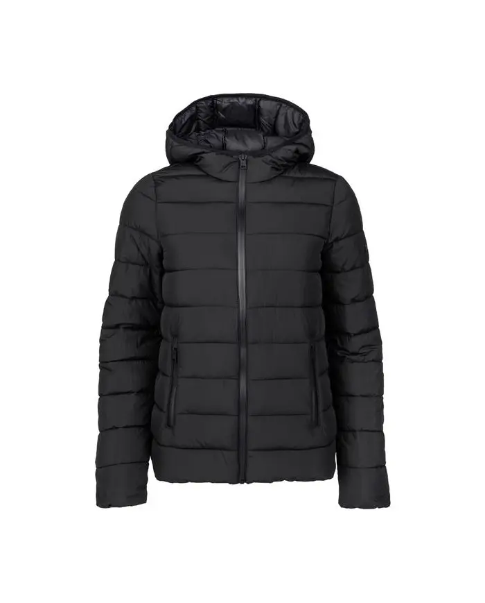 Champion Damska Kurtka Hooded Polyfilled Jacket 114549KK001 Czarny | Sklep Monotox