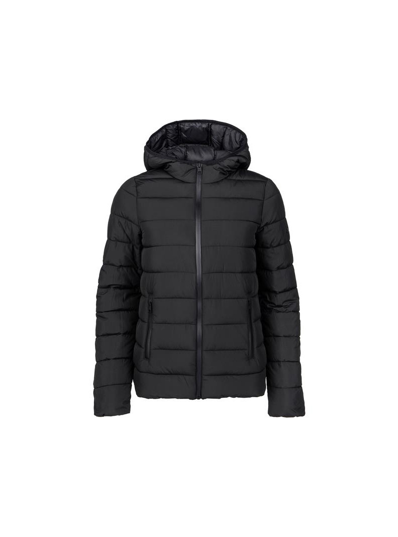 Champion Damska Kurtka Hooded Polyfilled Jacket 114549KK001 Czarny | Sklep Monotox