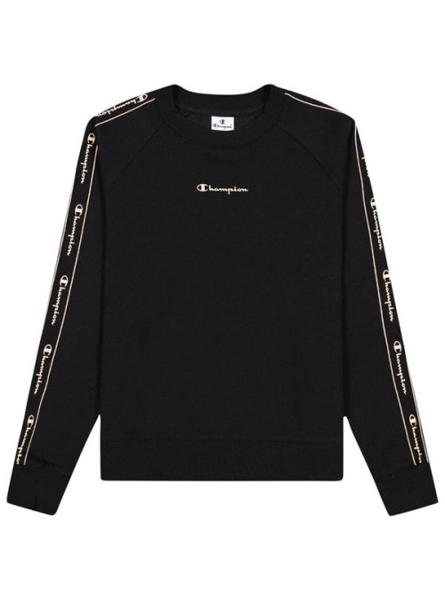Champion Damska Bluza Crewneck Sweatshirt 114717KK001 Czarny | Sklep Monotox