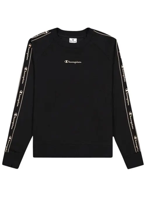 Champion Damska Bluza Crewneck Sweatshirt 114717KK001 Czarny | Sklep Monotox