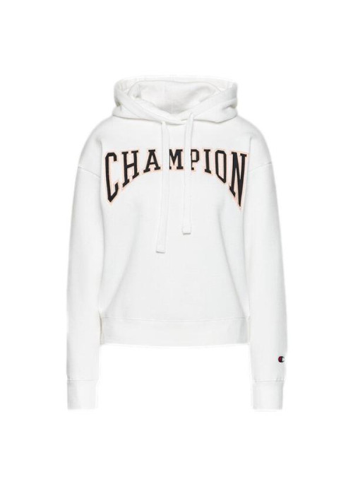 Champion Damska Bluza Hooded Sweatshirt 114766WW001 Biały | Sklep Monotox