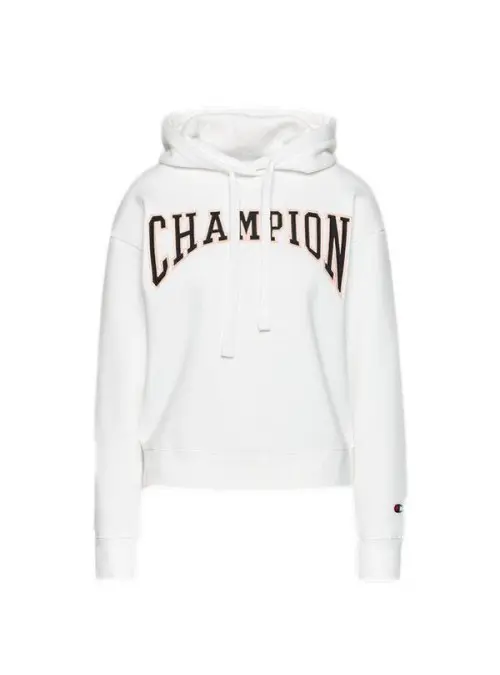 Champion Damska Bluza Hooded Sweatshirt 114766WW001 Biały | Sklep Monotox