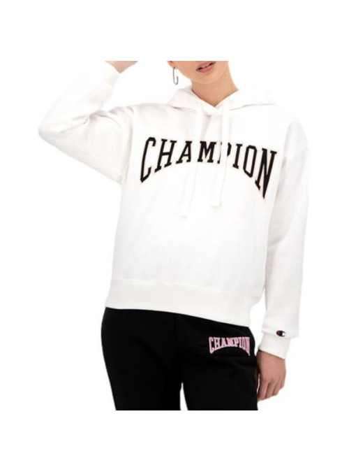Champion Damska Bluza Hooded Sweatshirt 114766WW001 Biały | Sklep Monotox