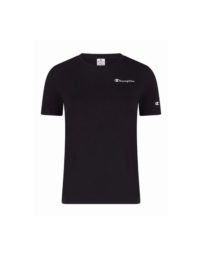 Champion Damski T-shirt Crewneck T-shirt 114912KK001 Czarny | Sklep Monotox