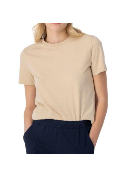 Champion Damski T-shirt Crewneck T-shirt 114912MS073 Beżowy | Sklep Monotox