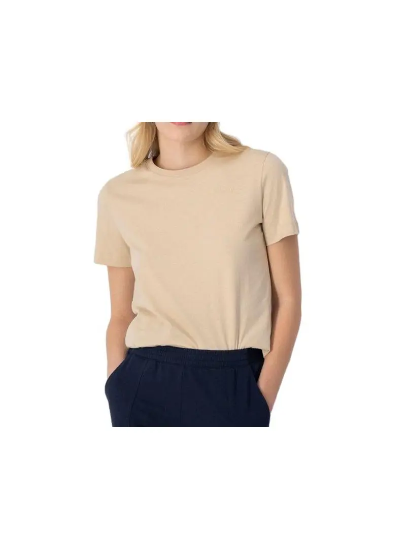 Champion Damski T-shirt Crewneck T-shirt 114912MS073 Beżowy | Sklep Monotox