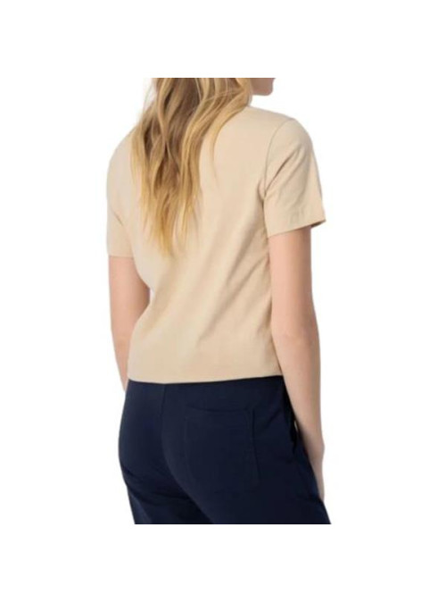 Champion Damski T-shirt Crewneck T-shirt 114912MS073 Beżowy | Sklep Monotox