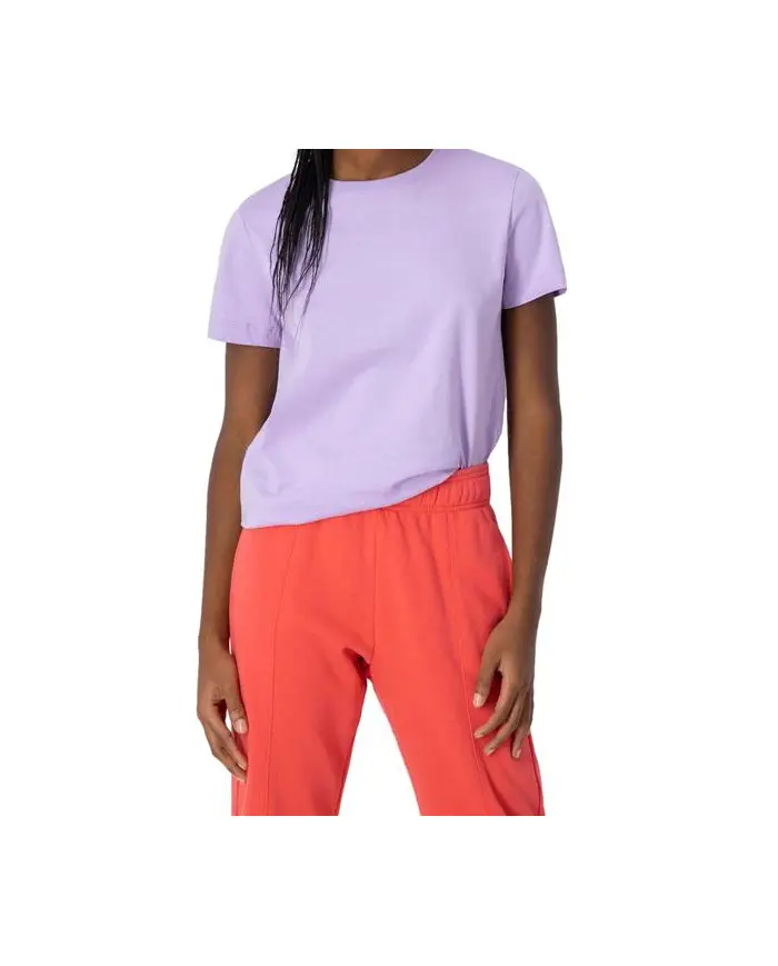 Champion Damski T-shirt Crewneck T-shirt 114912VS022 Fioletowy | Sklep Monotox